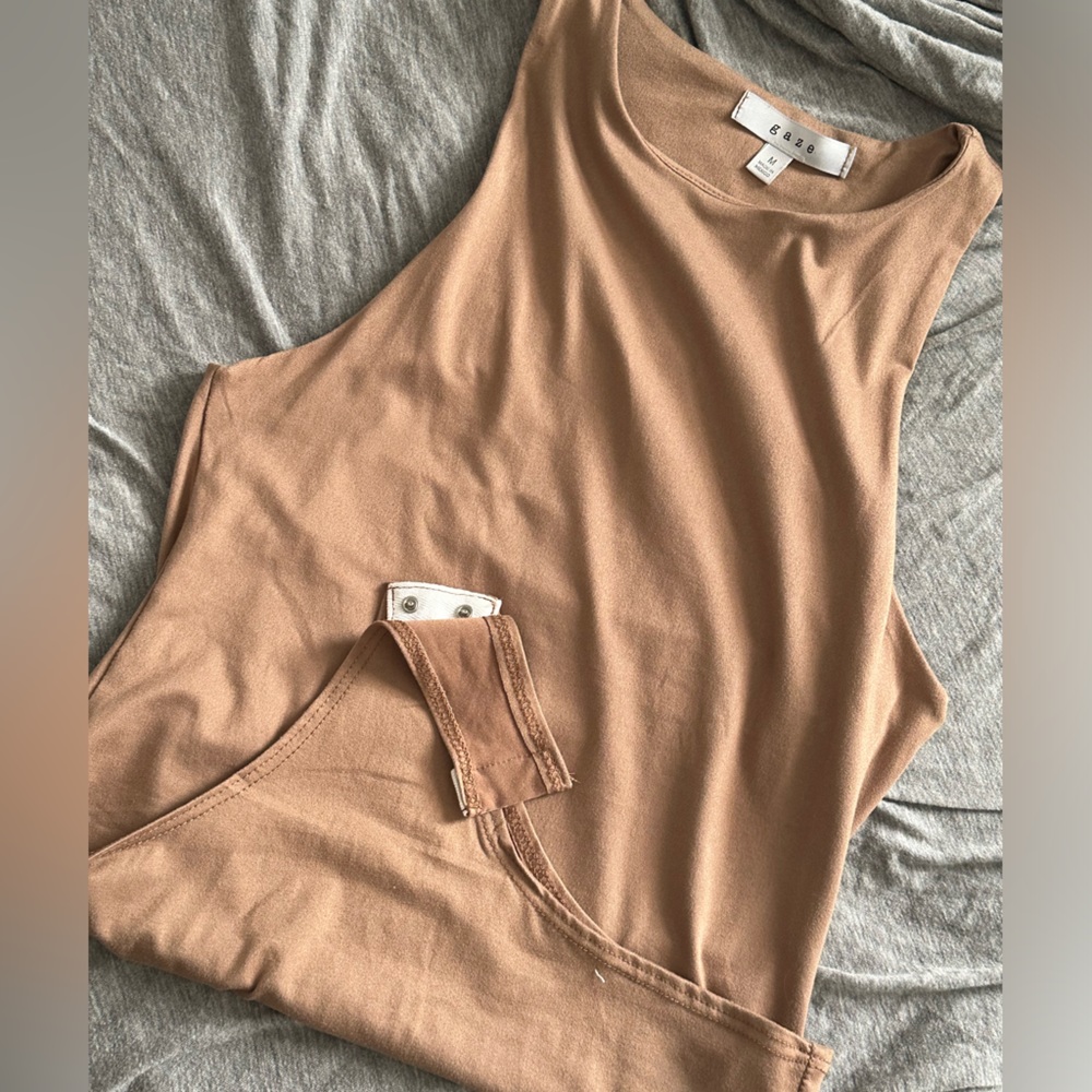GAZE Light Brown Bodysuit